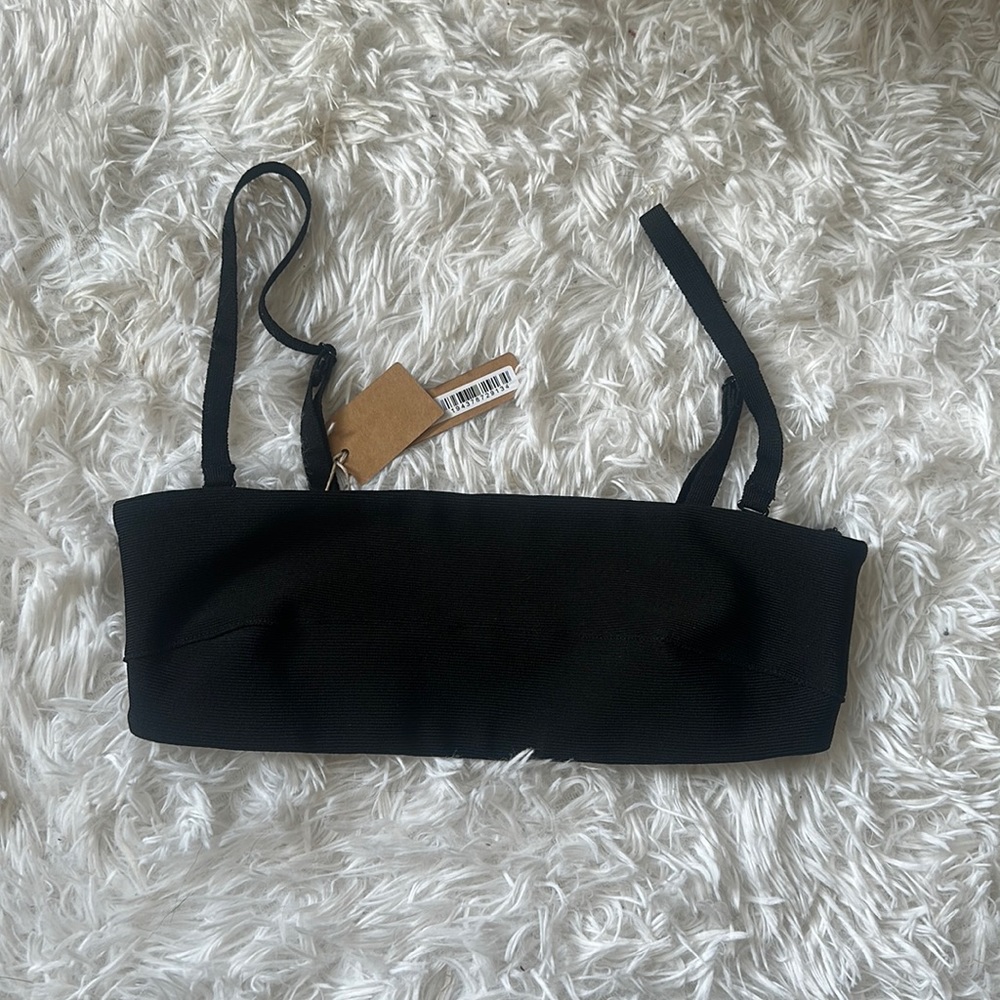 NWT SKIMS knit beachwear bandeau top
